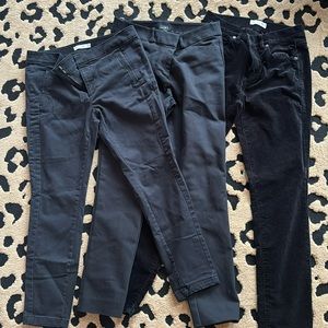 Lot of 3 pairs Loft pant size 4